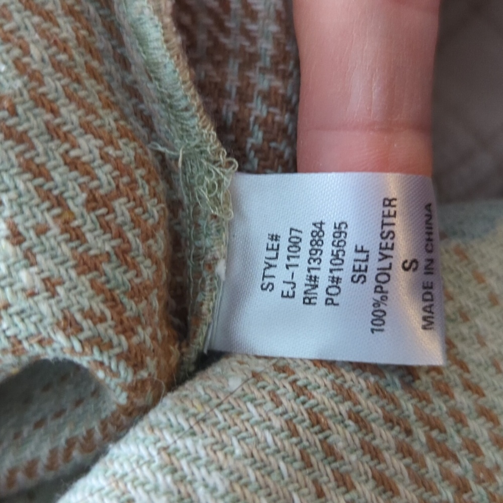 A.peach women's long shacket, size small - Picture 10 of 11